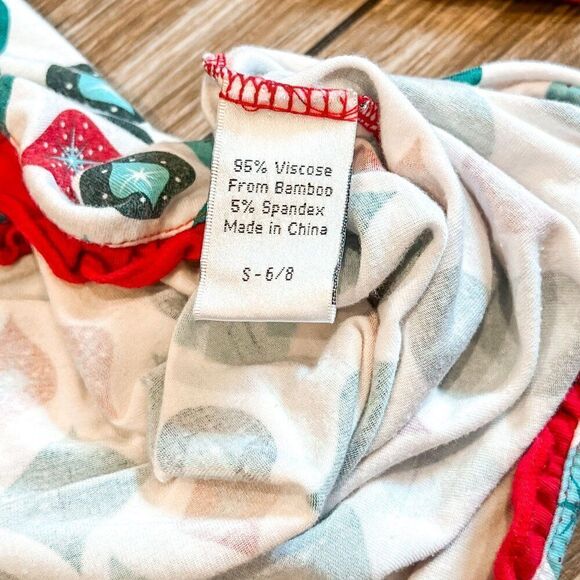 Kickee Pants Ornament Holiday Swing Dress Size Small 6-8 - Picture 5 of 6